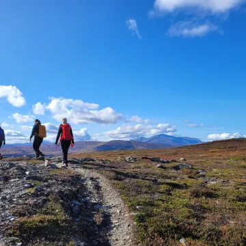 Vandring höstglöd