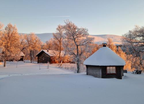 Grillkåta vinter